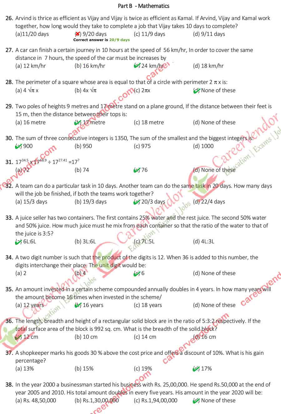 Himanchal Post office 2015 answer key - Page 3