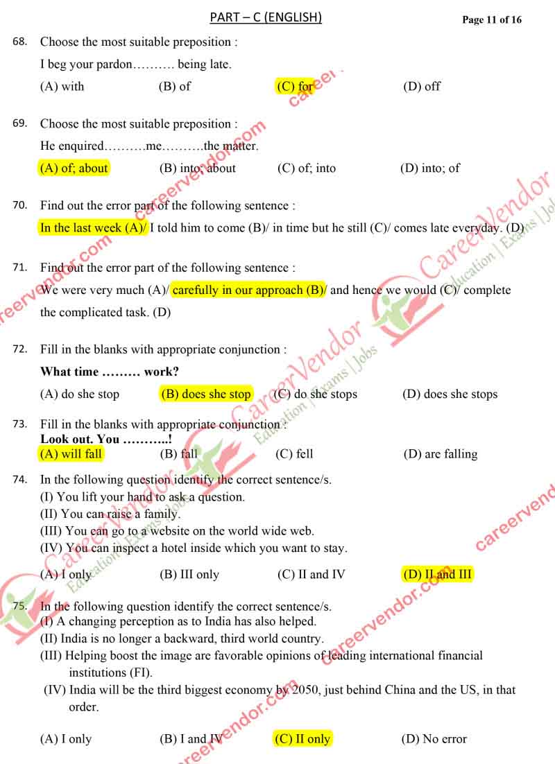 iipo-chattisgarh 2014 solved paper - Page 9