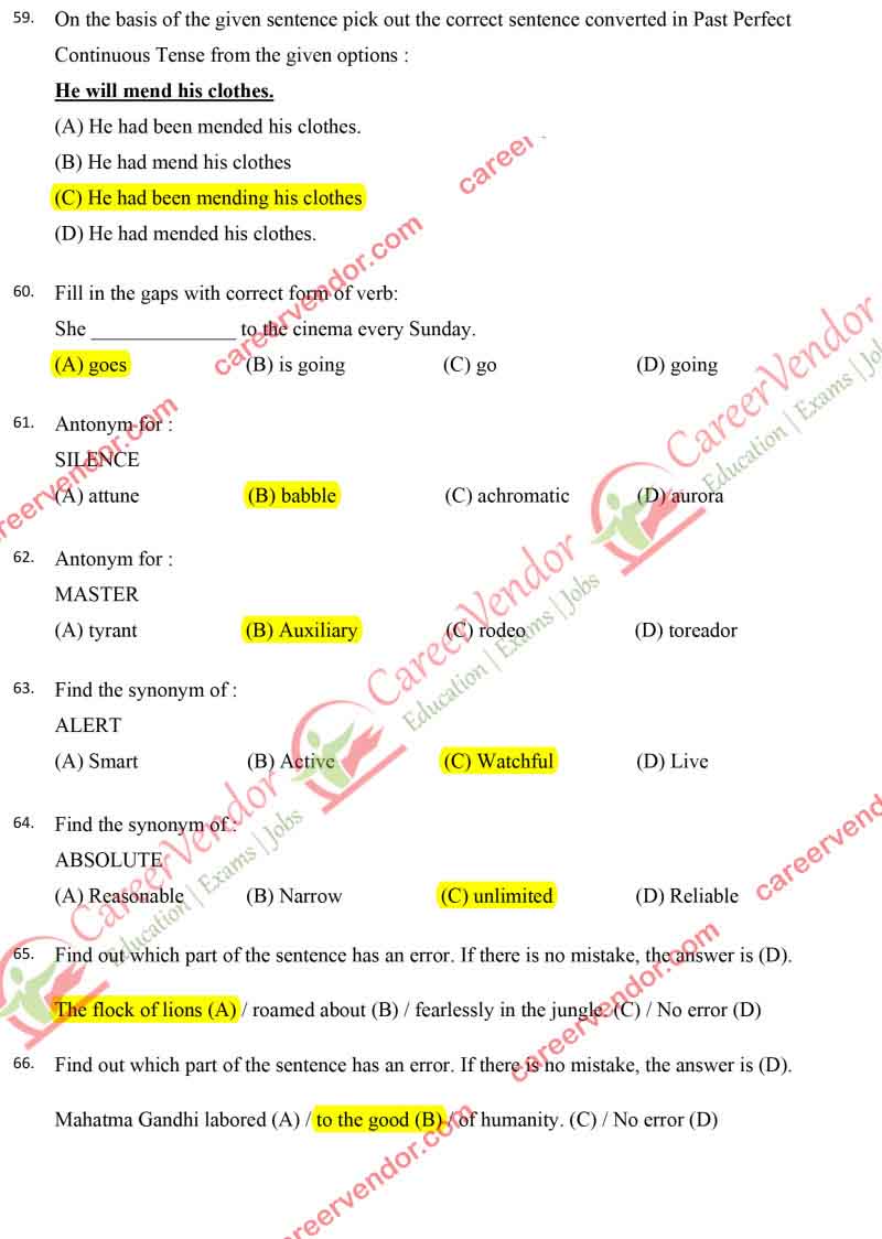 IPO MADHYA PRADESH Answers - Page 08