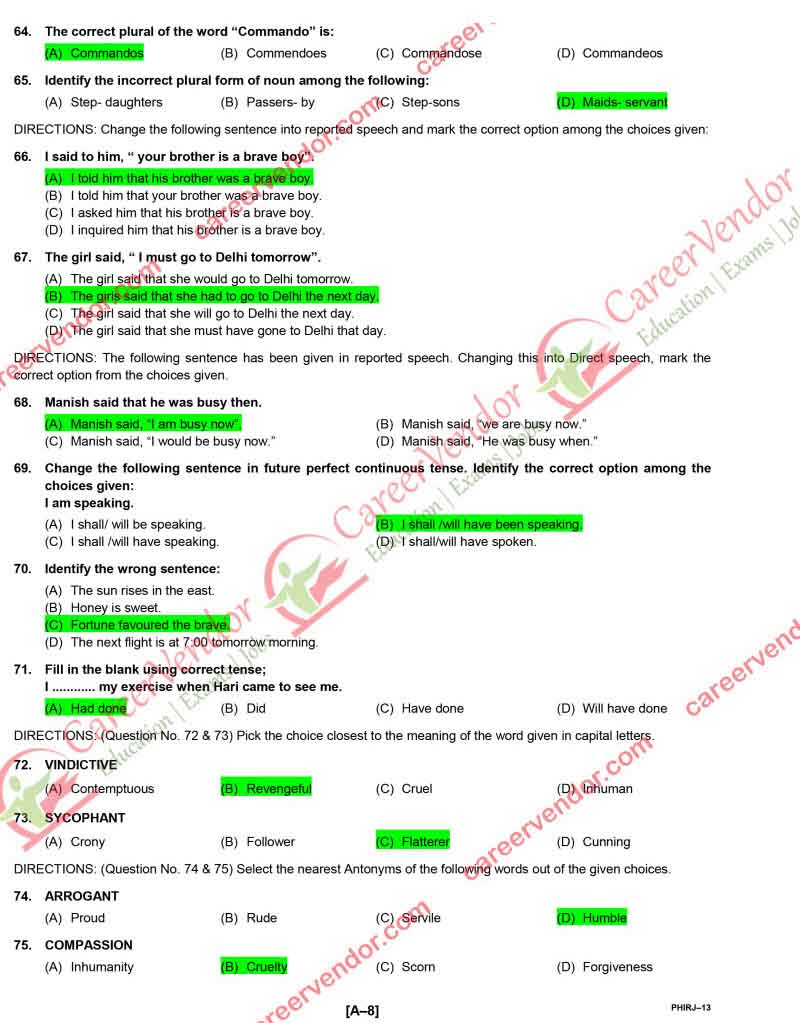 ipo-rajasthan 2014 solved paper - Page 8