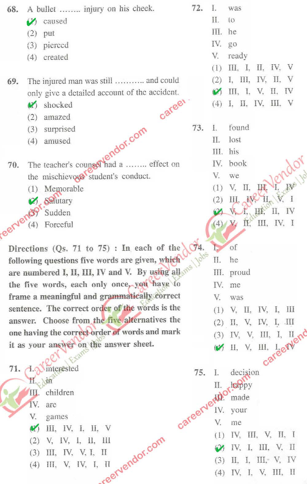 SSC CGL Answer Key Tier 1 Answer - Page 13