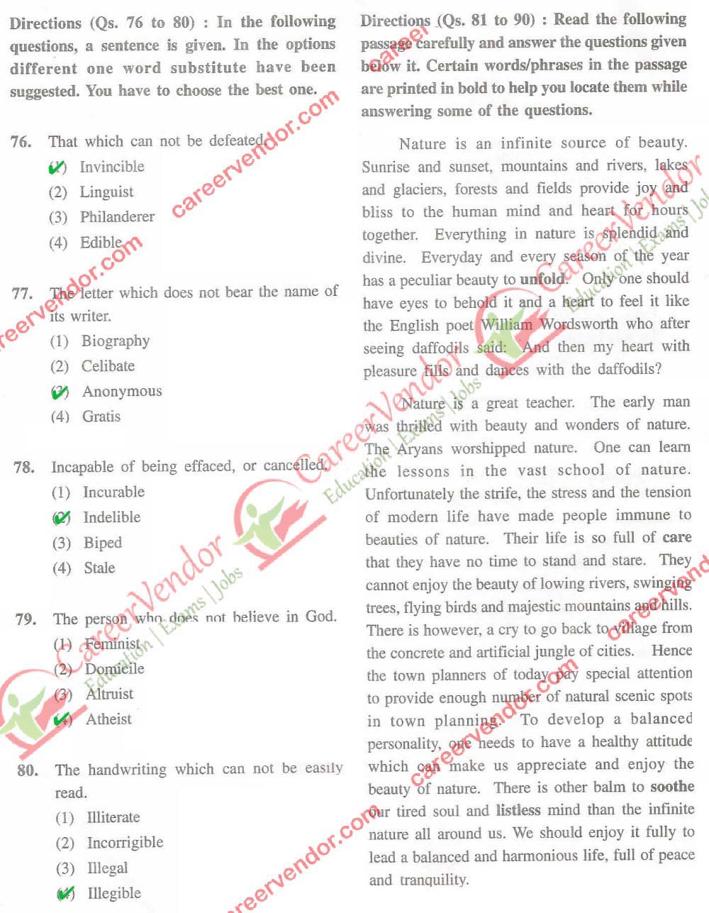 SSC CGL Answer Key Tier 1 Answer - Page 14