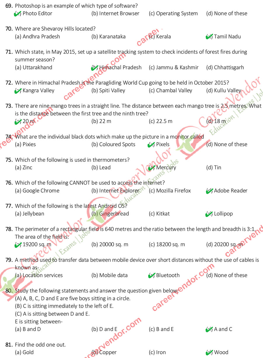 JSSC Assistant Sachivalaya Sahayak Answer Key - Page 6