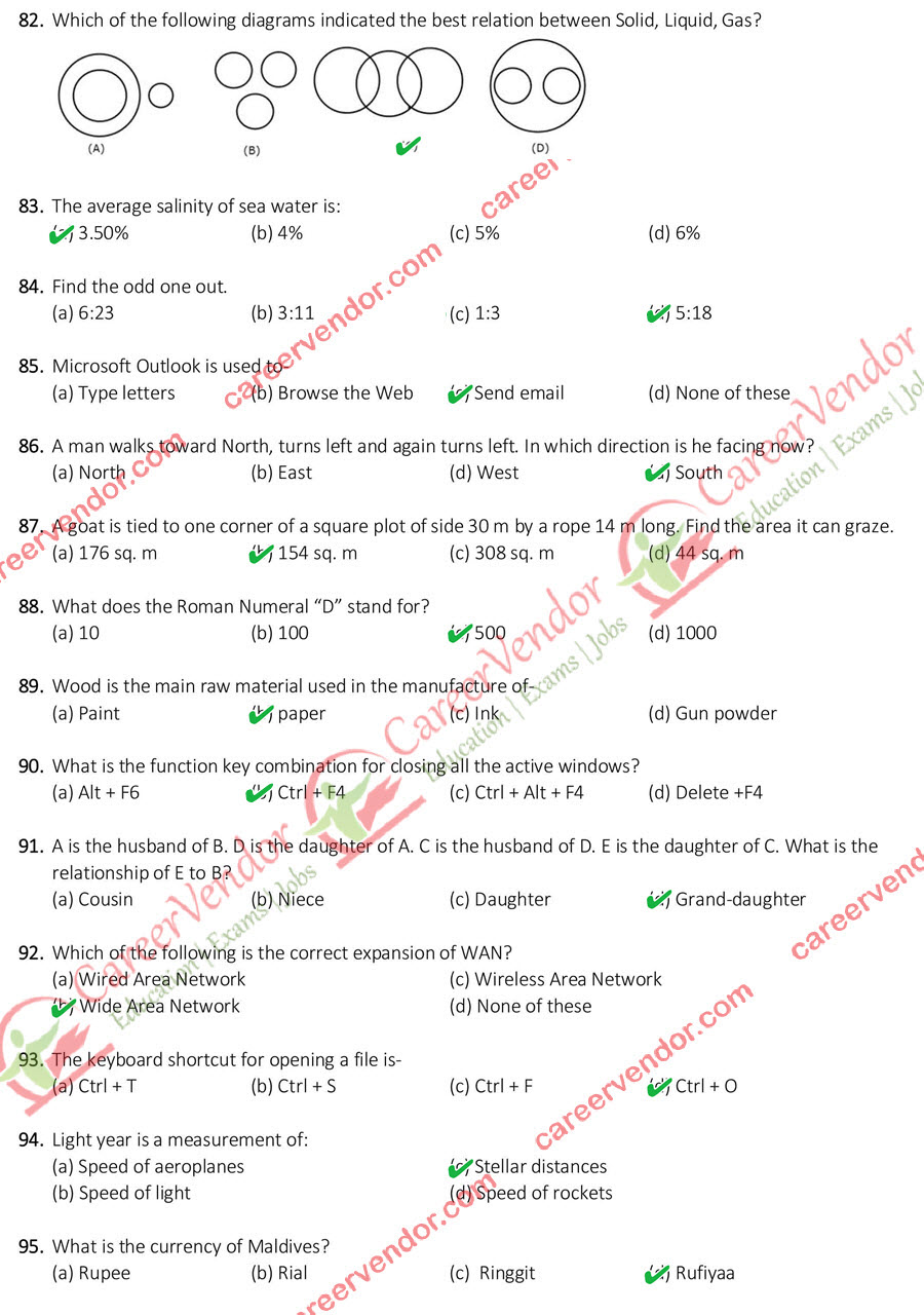 JSSC Assistant Sachivalaya Sahayak Answer Key - Page 7