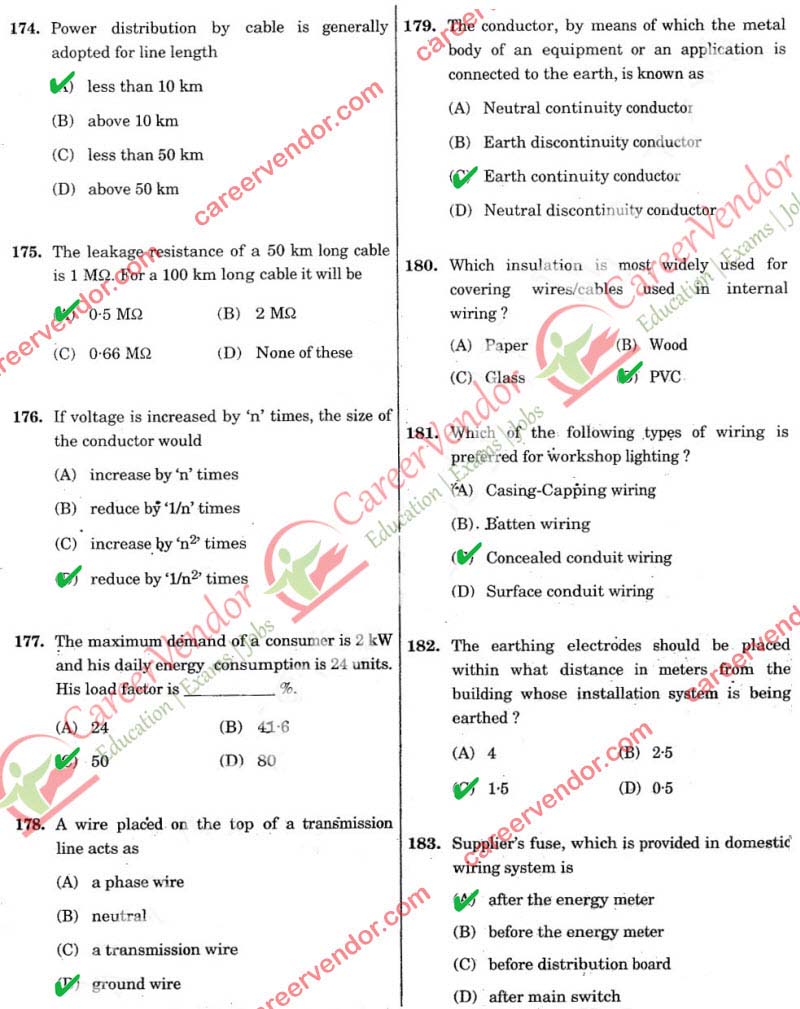 SSC JE Electrical 2014Answers - Page 28