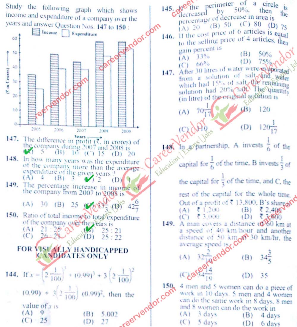 SSC CGL 2014 Tier 1 answer key - Page 13