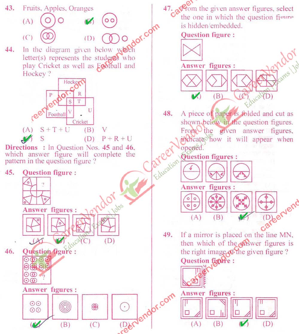 SSC CGL 2014 Tier-1 evening Answer - Page 4