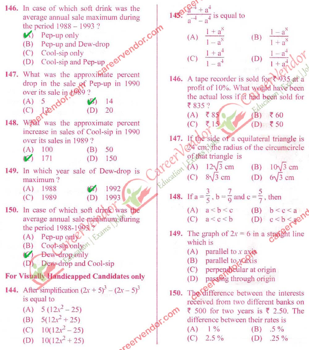 SSC CGL 2014 Tier-1 evening Answer - Page 13
