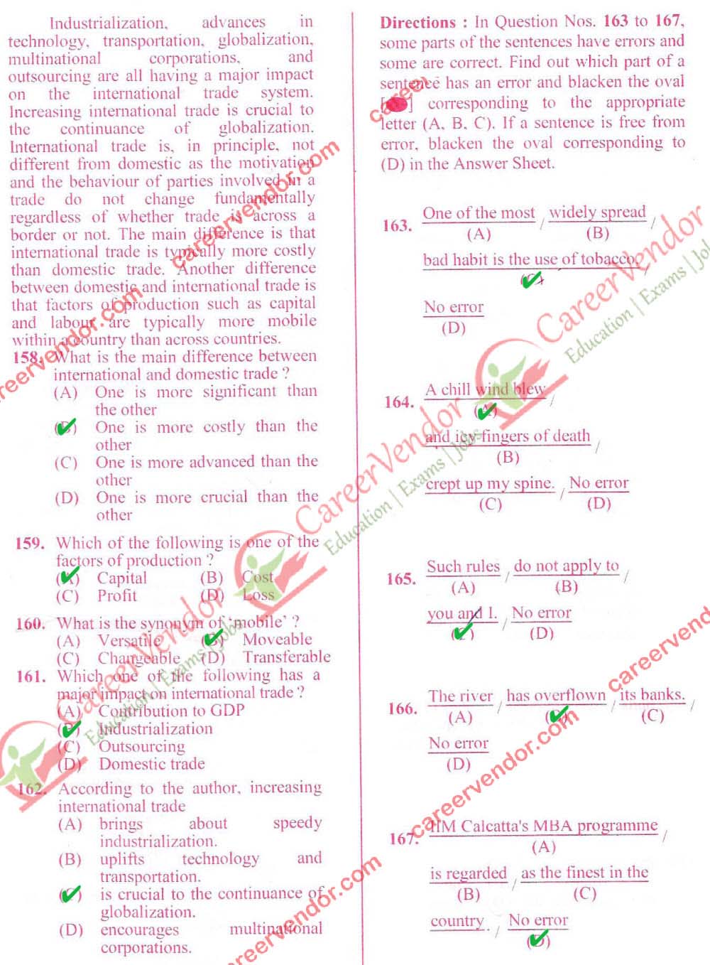 SSC CGL 2014 Tier-1 evening Answer - Page 15