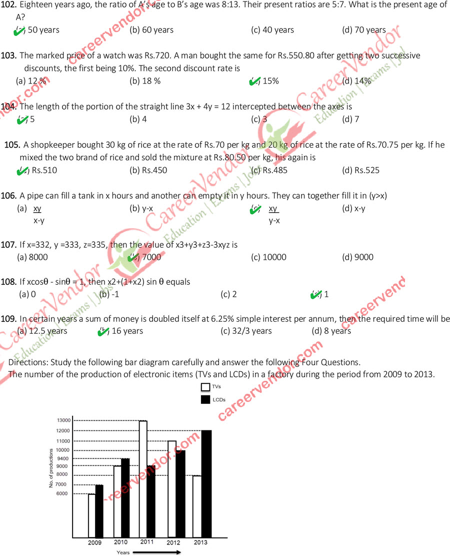 SSC CGL (Tier-1) 9 Aug 15 morning shift Answers - Page 12