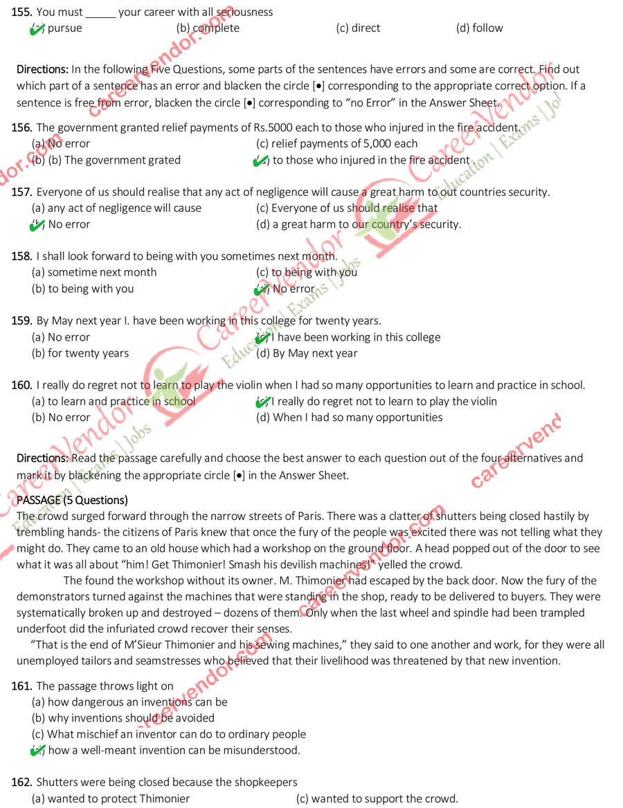 SSC CGL (Tier-1) 9 Aug 15 morning shift Answers - Page 17
