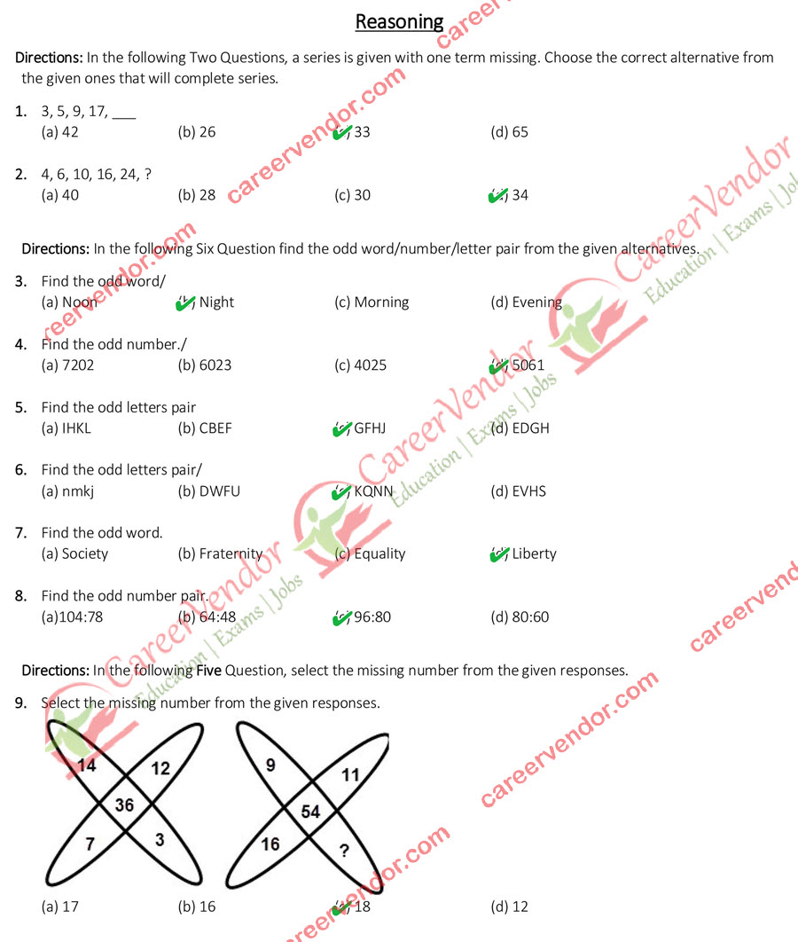 SSC CGL (Tier-1) 9 Aug 15 morning shift Answers - Page 1