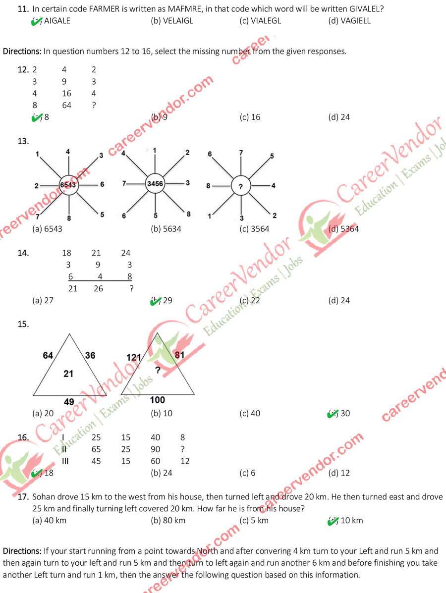 SSC CGL (Tier-1) evening shift answers - Page 2