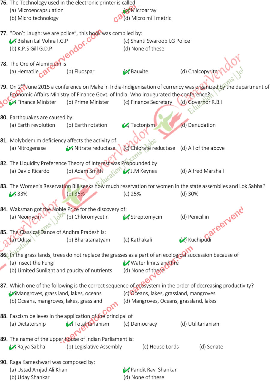 SSC CGL (Tier-1) evening shift answers - Page 10