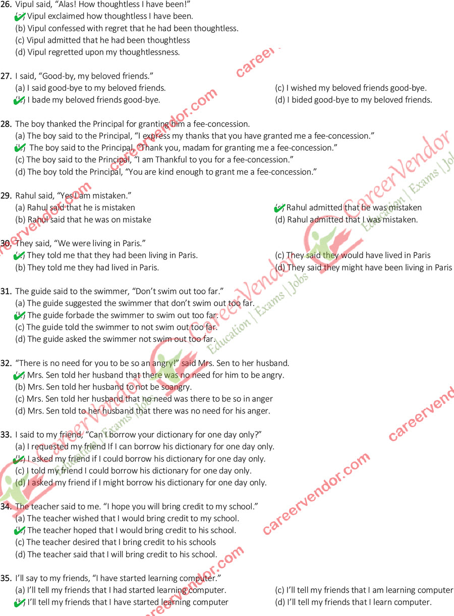 SSC CGL Tier 2 2015 English Answer Key - Page 3