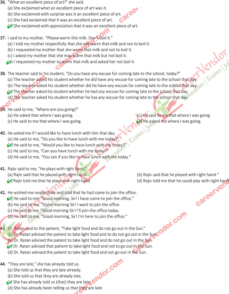 SSC CGL Tier 2 2015 English Answer Key - Page 4