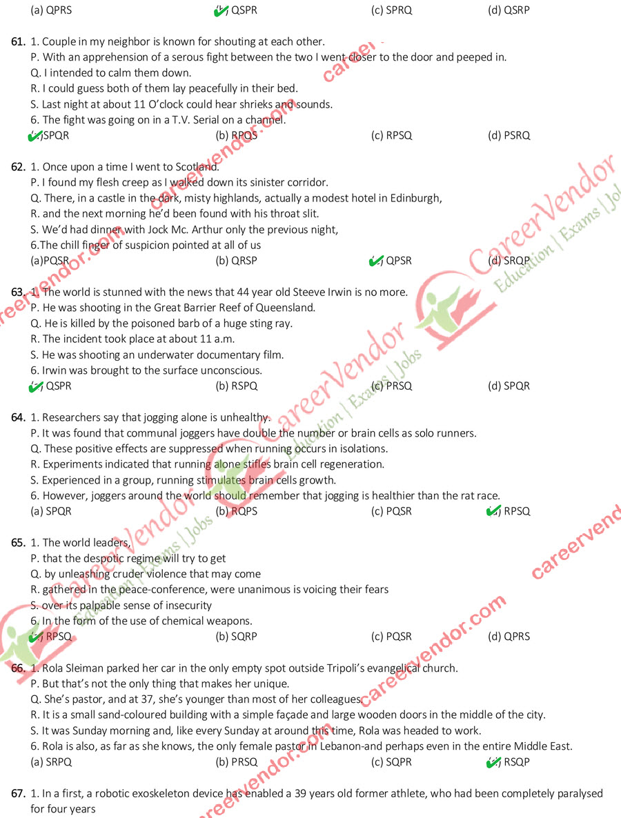 SSC CGL Tier 2 2015 English Answer Key - Page 7