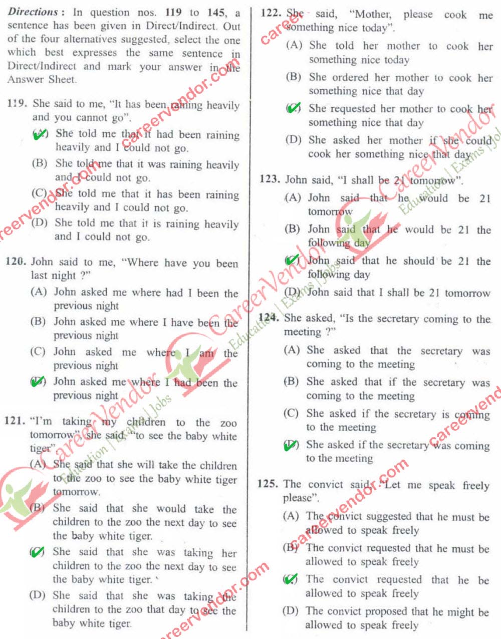 SSC CGL Tier 2 2013 re-exam answer key - Page 13