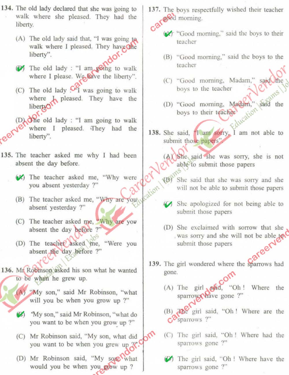 SSC CGL Tier 2 2013 re-exam answer key - Page 15