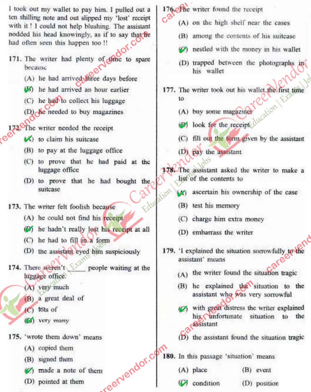 SSC CGL Tier 2 2013 re-exam answer key - Page 19