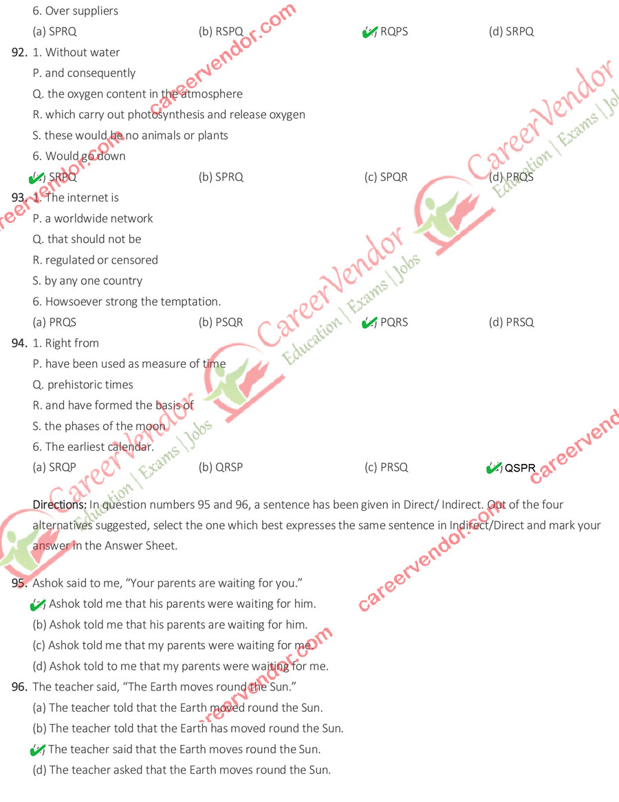 Chakbandi Lekhpal 08 Nov 2015 Morning Shift Answer Key - Page 9