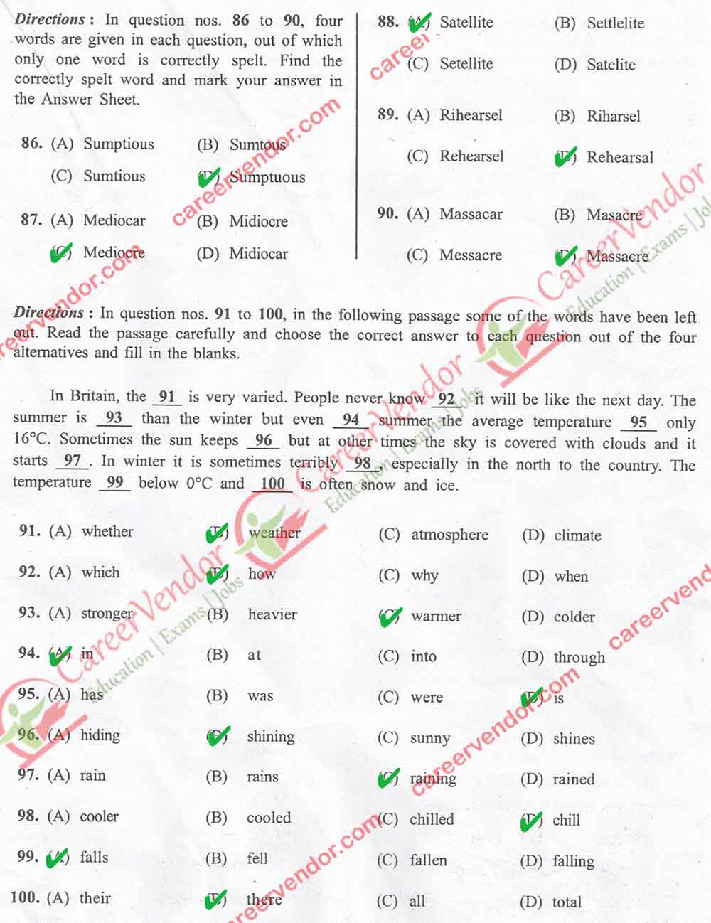 SSC CHSL Answer - Page 09