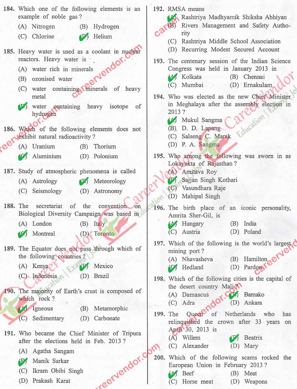 SSC CHSL Answer - Page 17