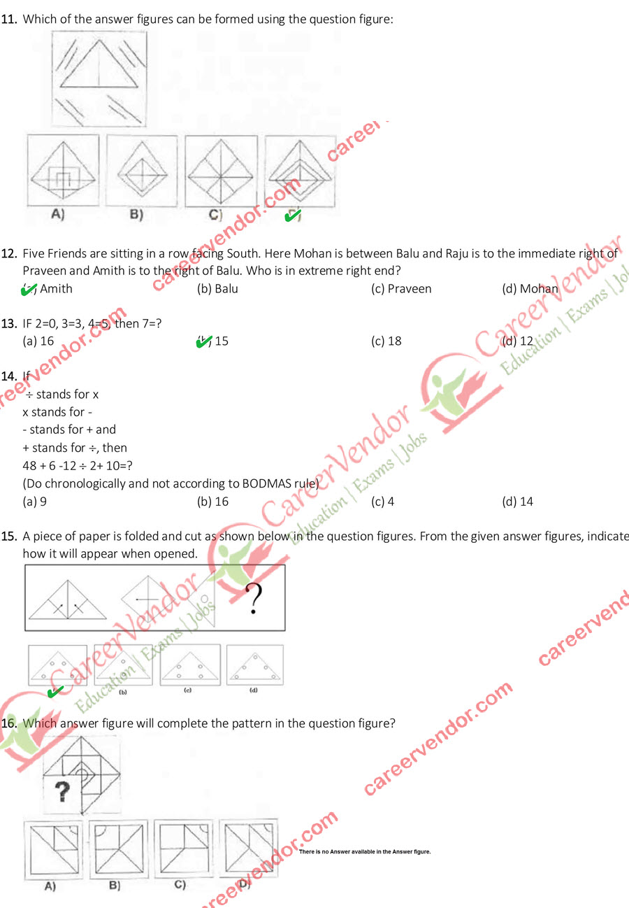 SSC GD Constable answer key - Page 2