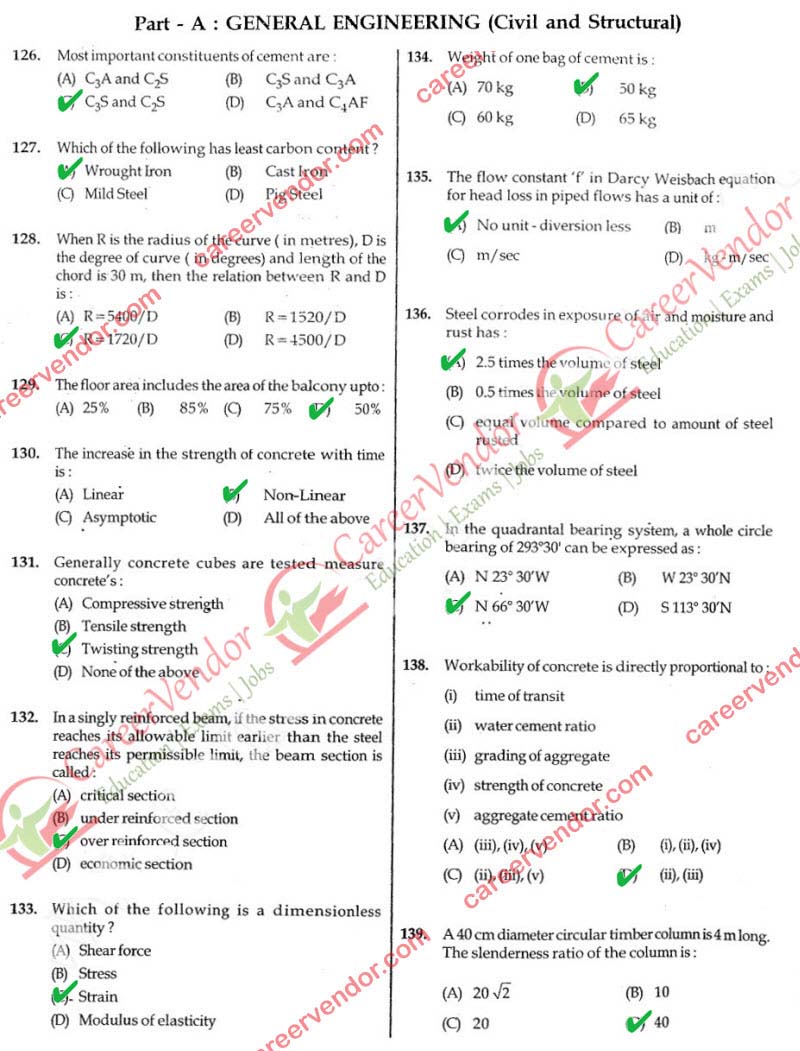 SSC IE civil Morning 2014 Answers - Page 10