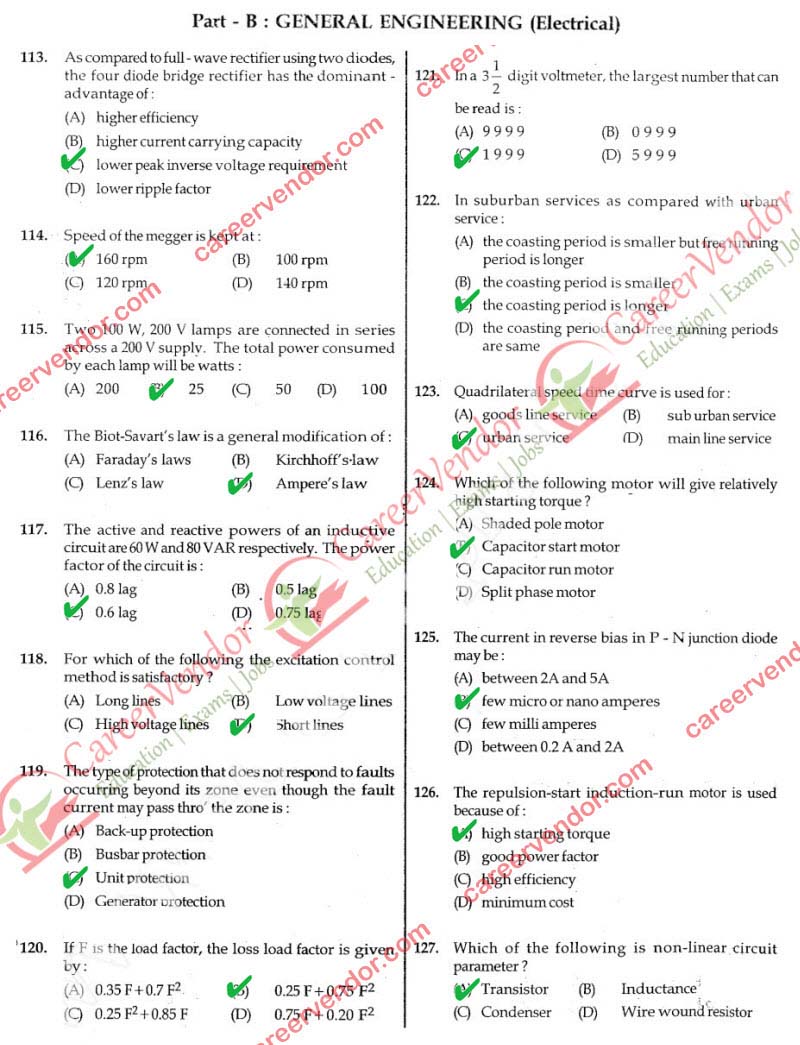 SSC IE Electronic Morning 2014Answers - Page 17