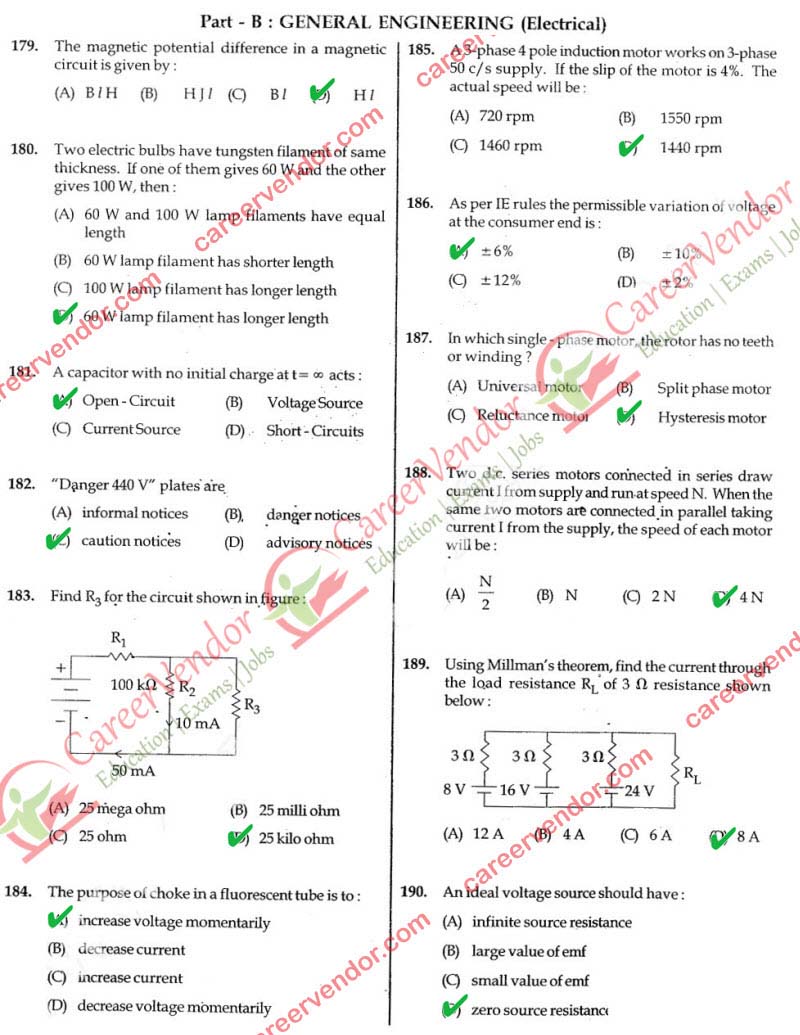 SSC IE Electronic Morning 2014 Answers - Page 22