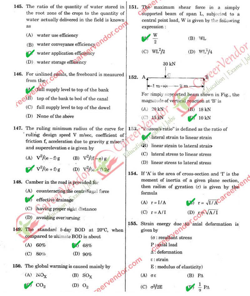 SSC JE Mechanical Evening Answers - Page 14