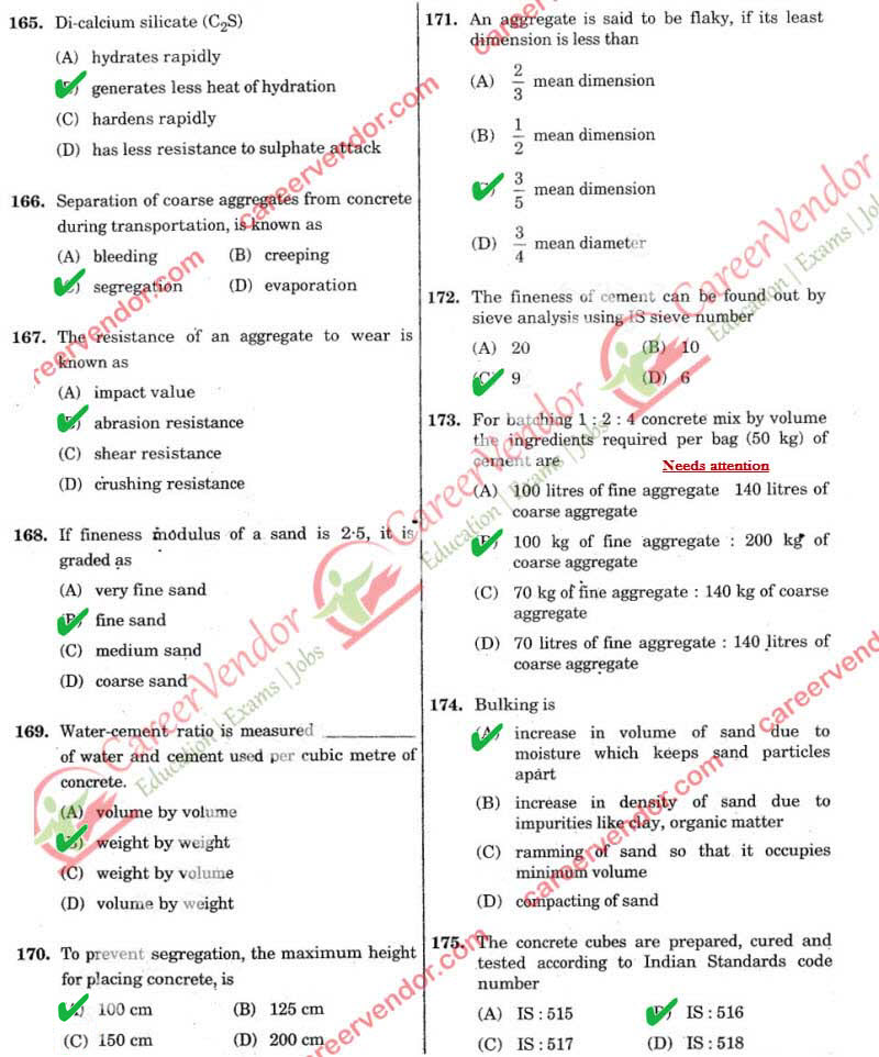 SSC JE Mechanical Evening Answers - Page 16