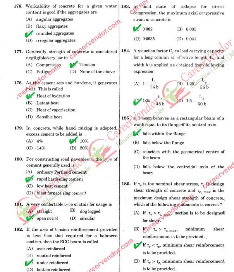 SSC JE Mechanical Evening Answers - Page 17