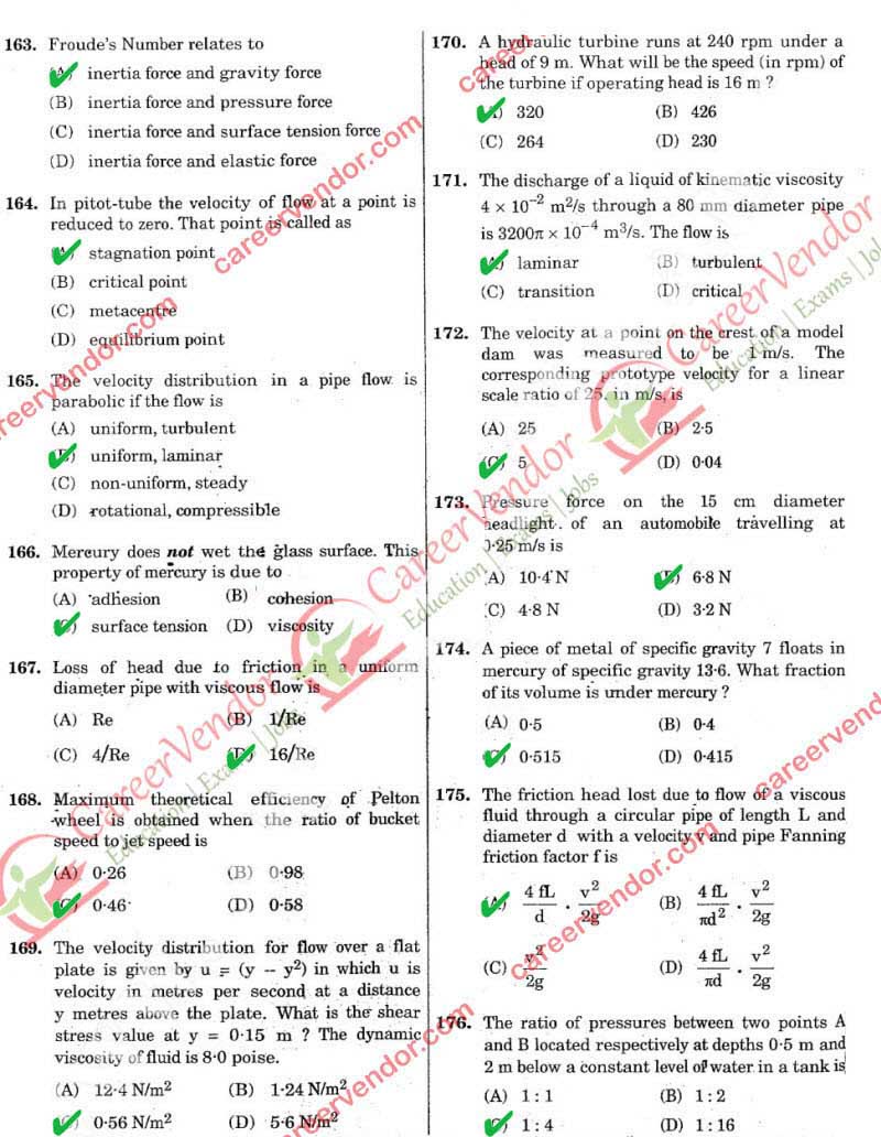 SSC JE Mechanical Evening Answers - Page 7