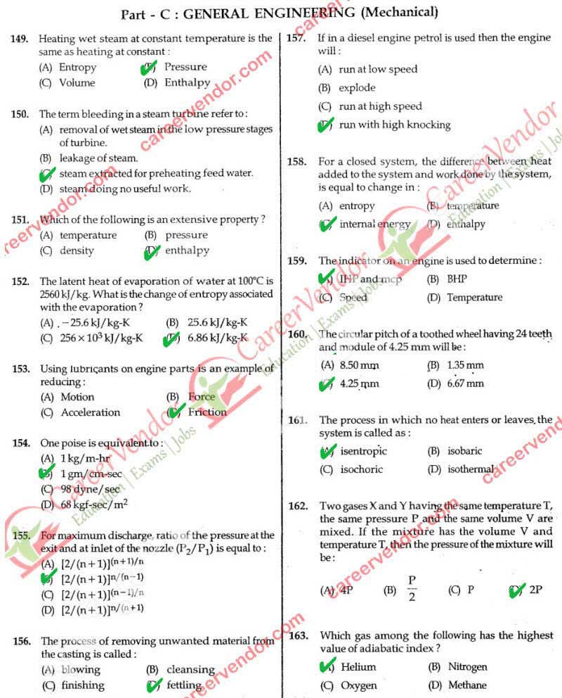 SSC JE Mechanical morning Answers - Page 28