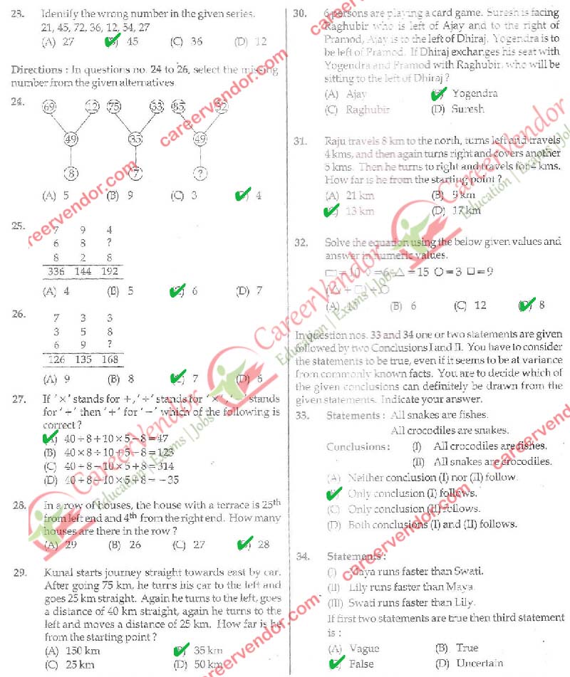 SSC Stenographer Group C & D Answer - Page 02