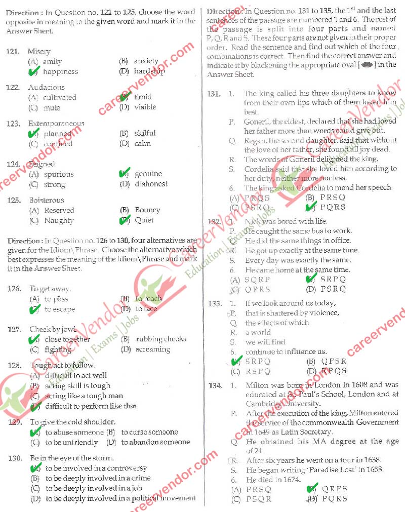 SSC Stenographer Group C & D Answer - Page 10