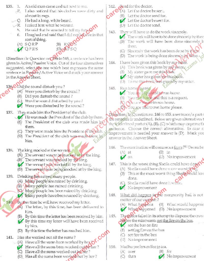 SSC Stenographer Group C & D Answer - Page 11