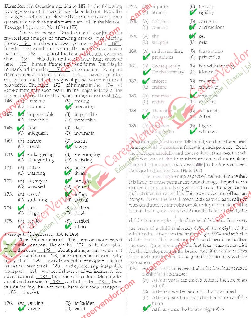 SSC Stenographer Group C & D Answer - Page 13