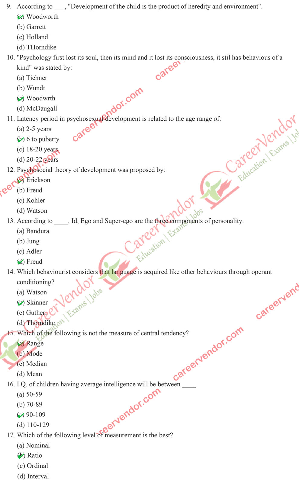 UPTET 2015 (Junior) Answer Key - Page 2