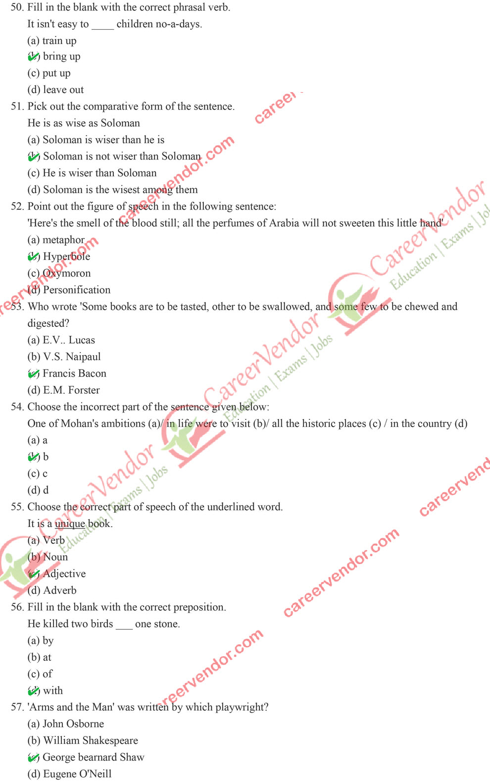 UPTET 2015 (Junior) Answer Key - Page 7