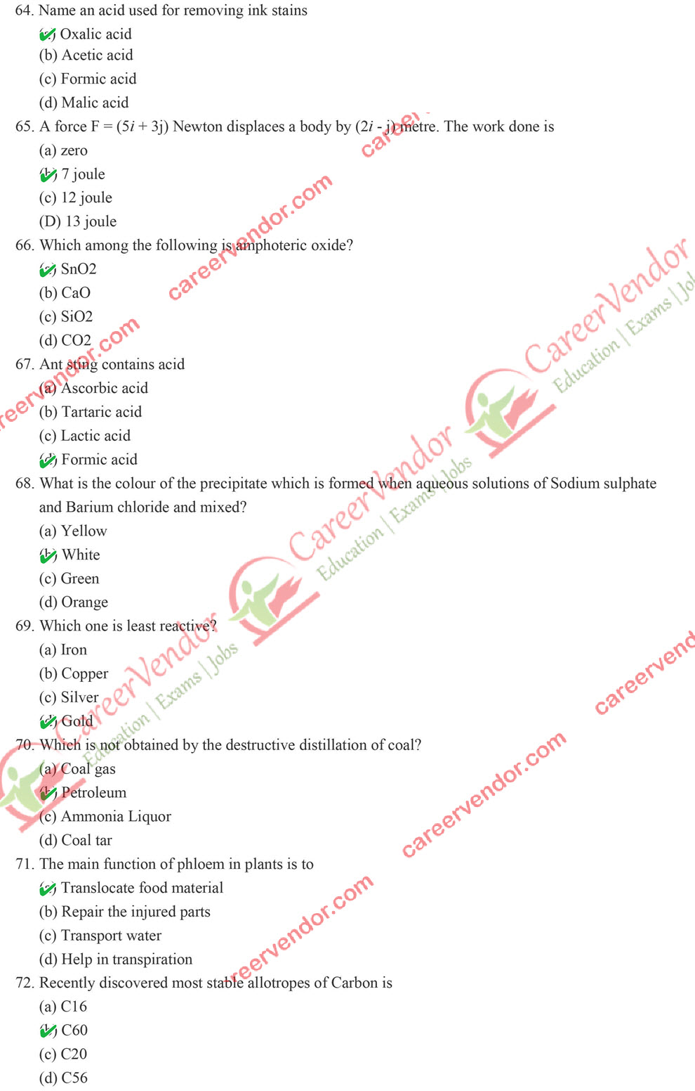 UPTET 2015 (Junior) Answer Key - Page 9