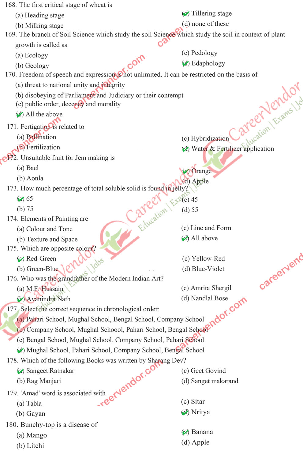 UPTET 2015 (Junior) Answer Key - Page 21