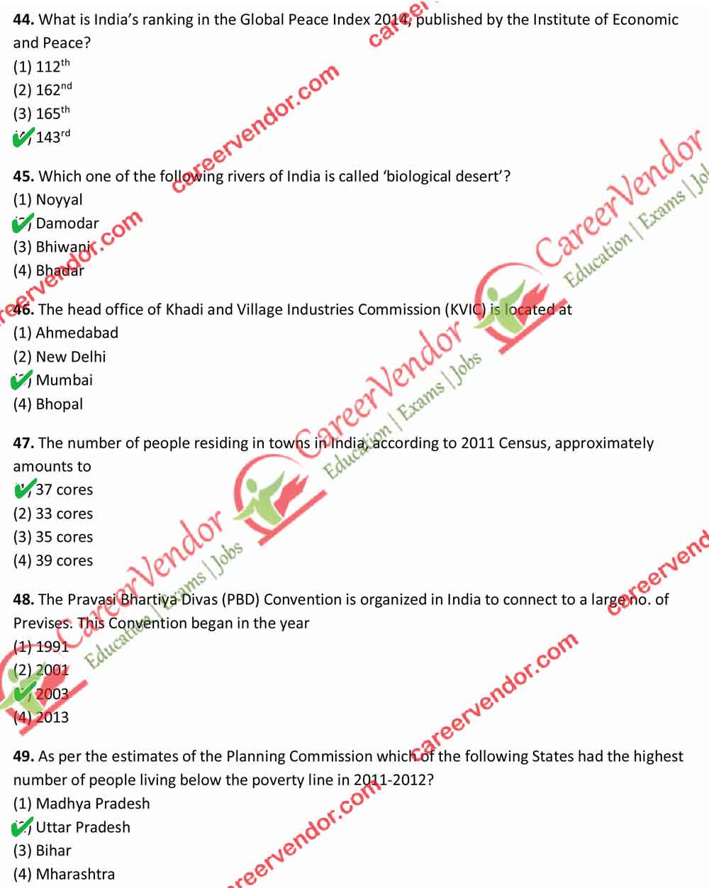 Revenue Inspector {Kanoongo} Answer - Page 07