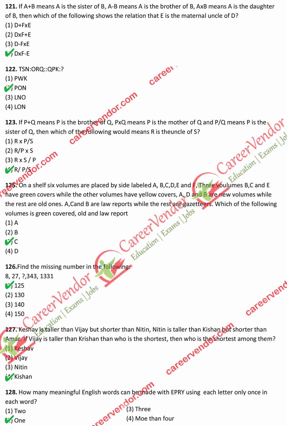 Revenue Inspector {Kanoongo} Answer - Page 18