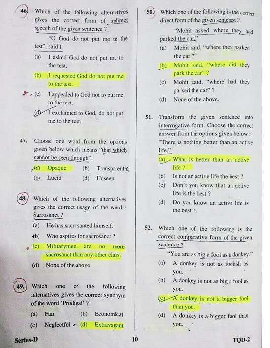 UPPSC Pre 2014 GS-2 Answers - Page 7