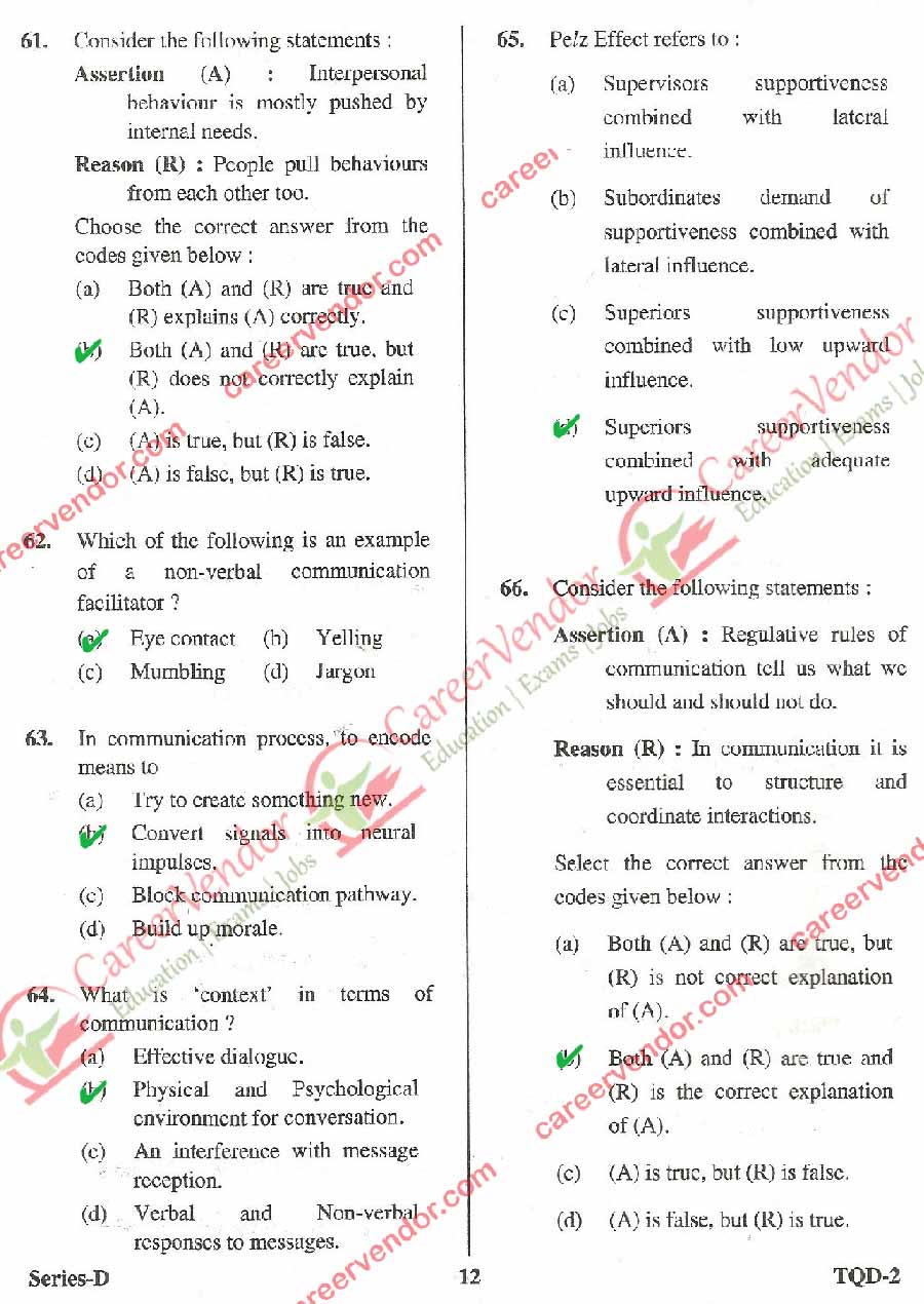 UPPSC Pre 2014 GS-2 Answers - Page 9