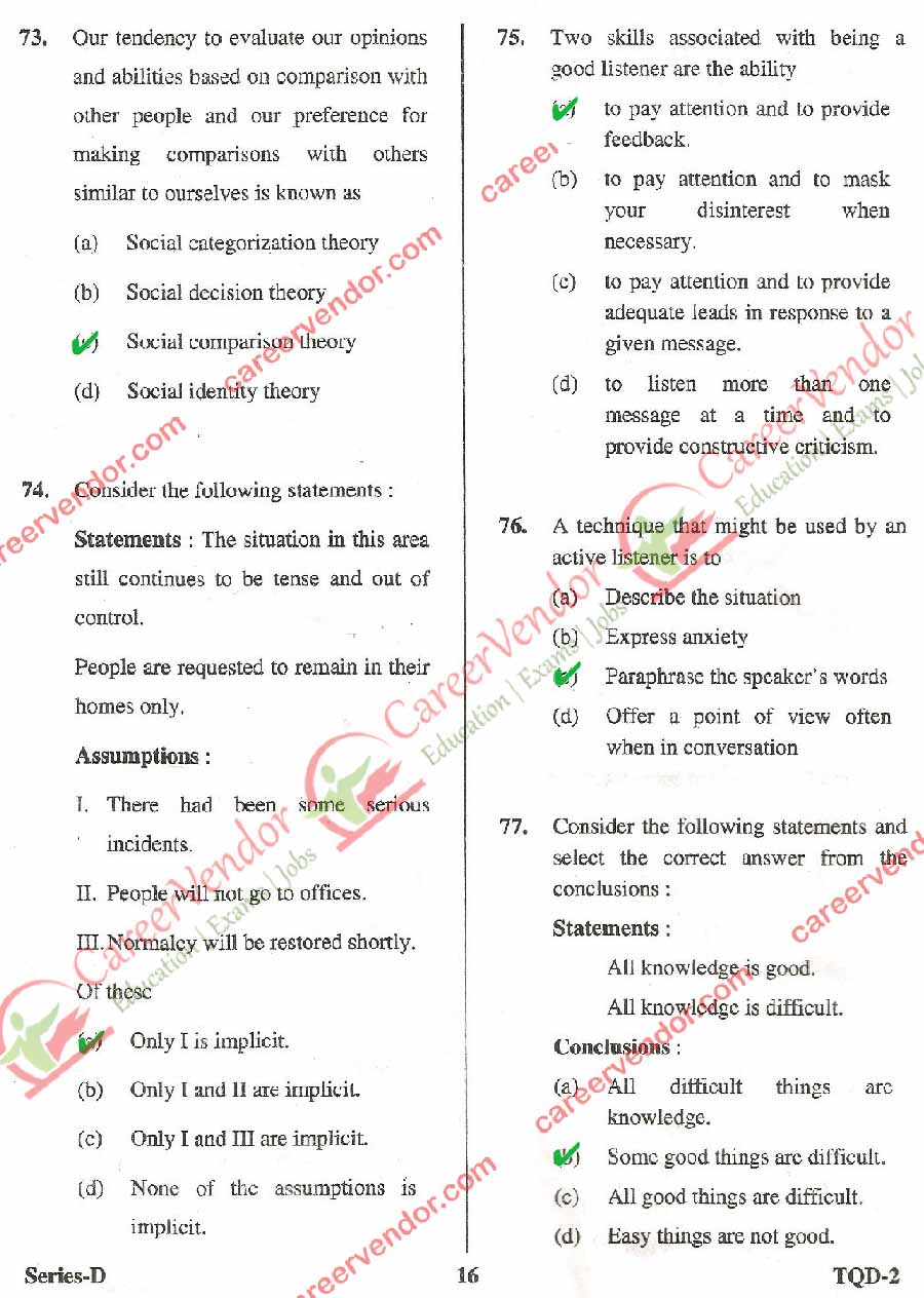 UPPSC Pre 2014 GS-2 Answers - Page 11
