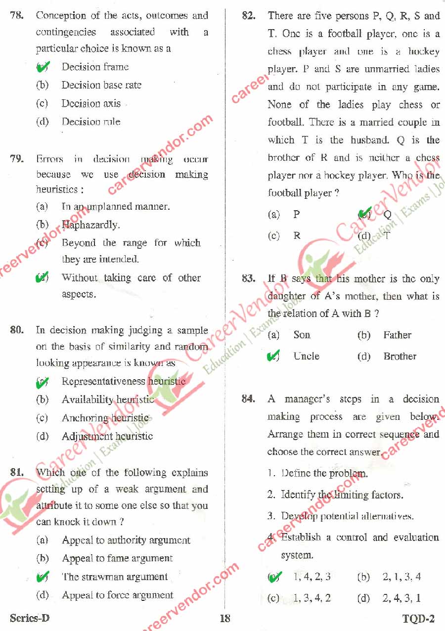 UPPSC Pre 2014 GS-2 Answers - Page 12